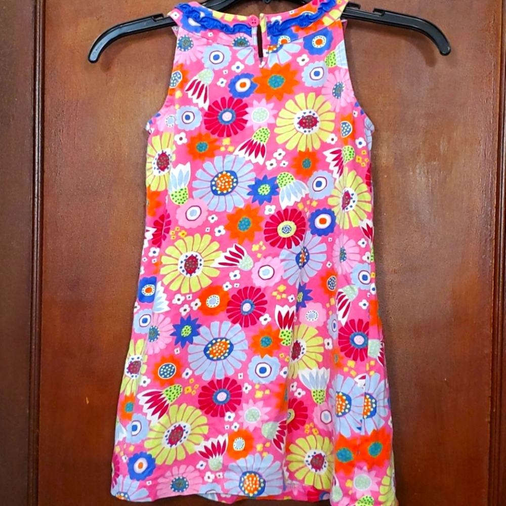 Hanna Andersson floral sleeveless dress - Picture 7 of 8